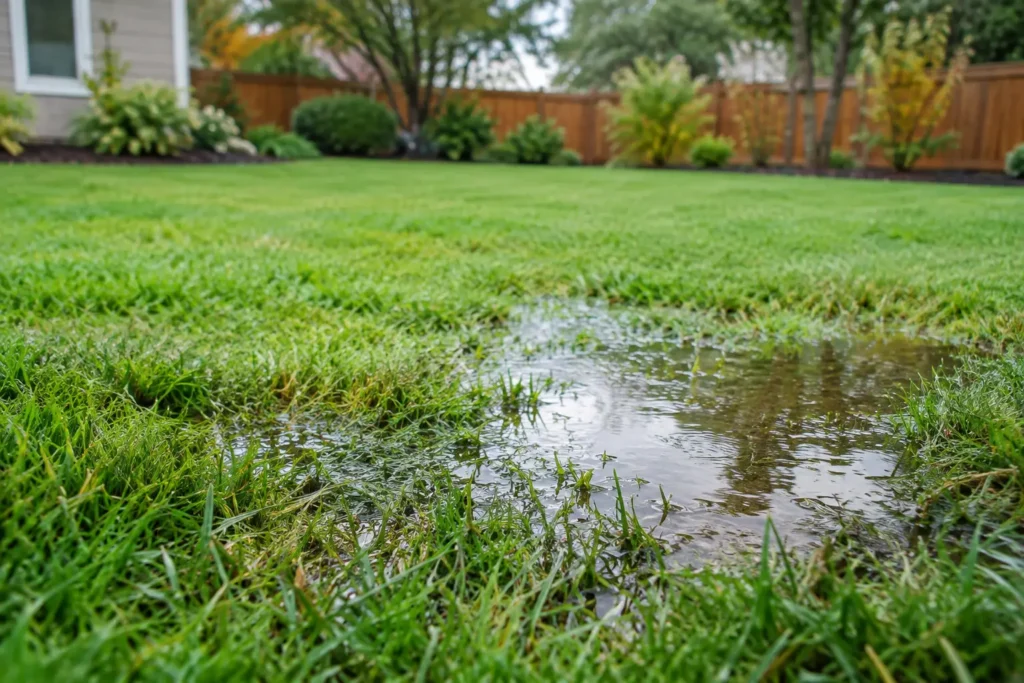 What Causes Lawn Puddling? Common Problems